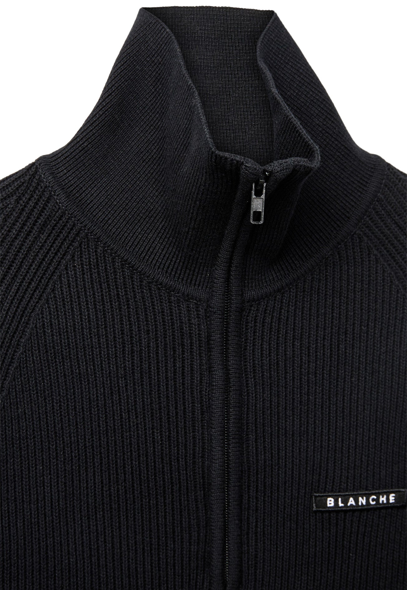 BLANCHE Copenhagen Carrick-BL Zip Jumper Knitwear 99 Black