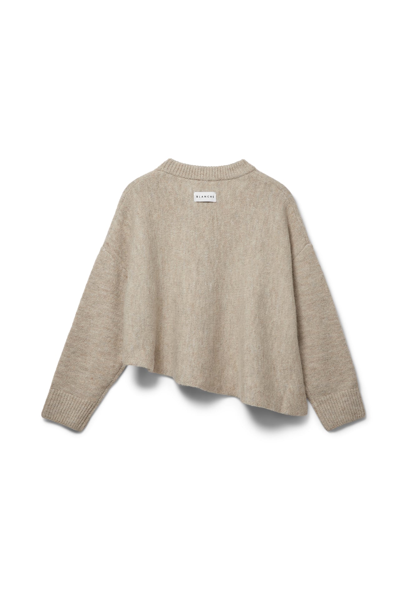 BLANCHE Copenhagen Laurel-BL Crew Neck Jumper Knitwear 1306 Oxford Tan