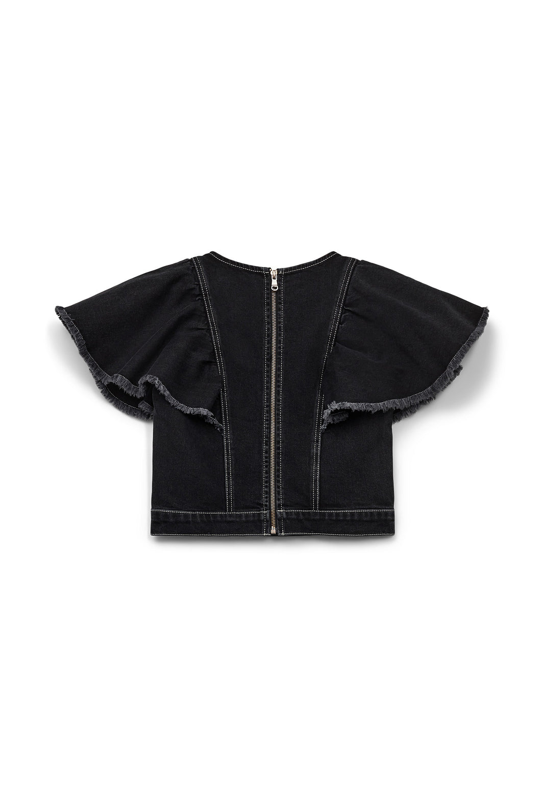 BLANCHE Copenhagen Maple-BL Frill Blouse Shirts and Blouses 99 Black