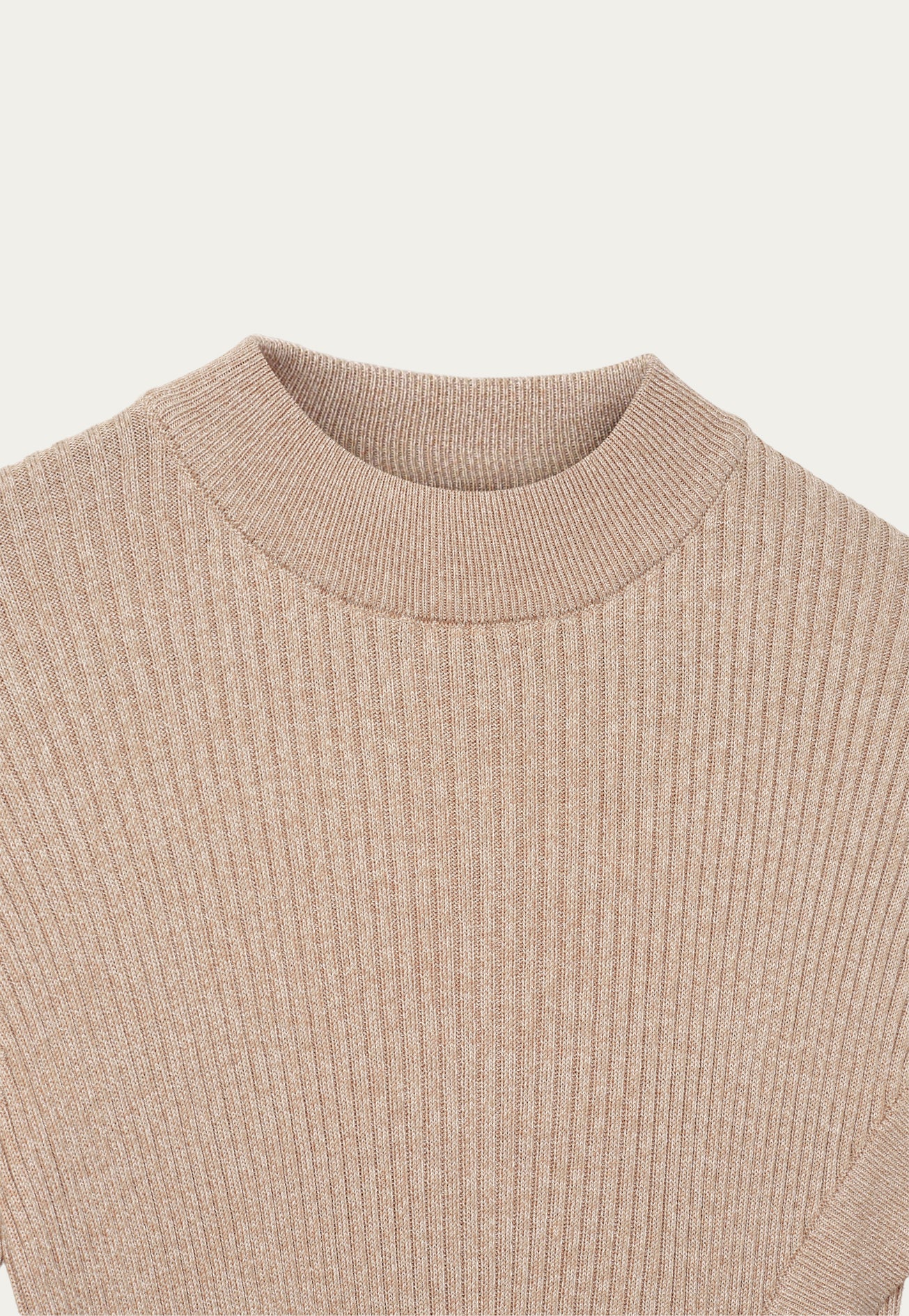 BLANCHE Copenhagen Seawool X-over Jumper T-shirts and Tops 21099 Savannah Tan