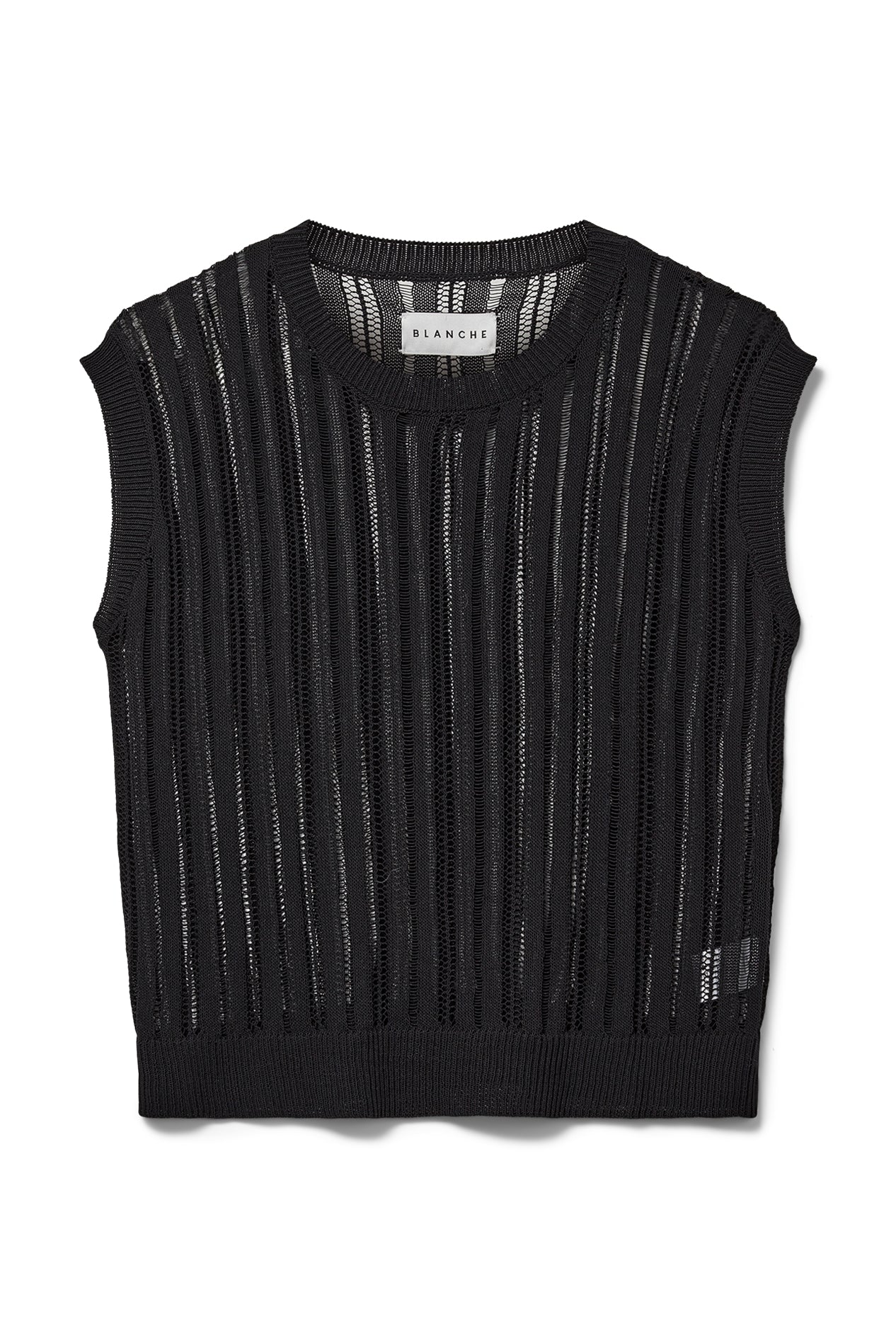 BLANCHE Copenhagen Tortue-BL Vest Knitwear 99 Black